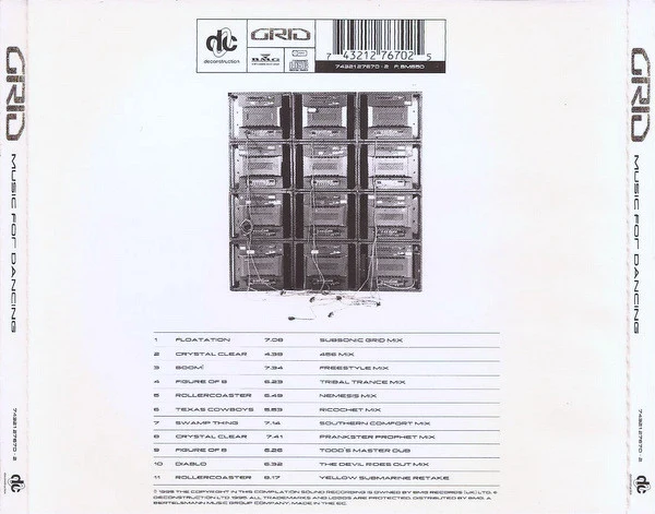 Grid* - Music For Dancing (CD, Comp) - Image 2