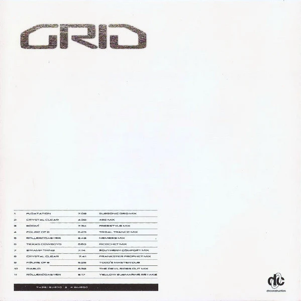 Grid* - Music For Dancing (CD, Comp) - Image 4