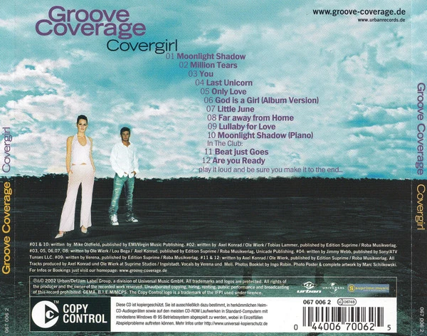 Groove Coverage - Covergirl (CD, Album, Copy Prot.) - Image 4