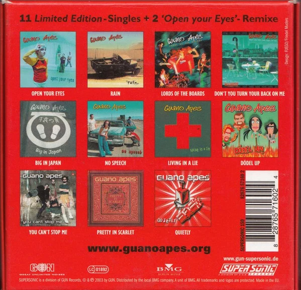 Guano Apes - 11 + 2 - The Complete Single Collection (11xCD, Maxi + Box, Comp) - Image 2