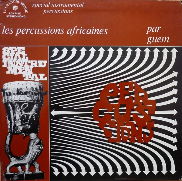 Guem - Les Percussions Africaines (LP, Album, Tri)