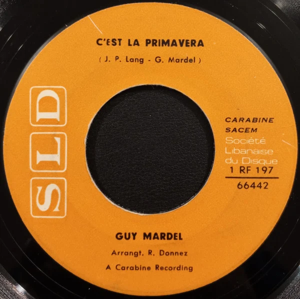 Guy Mardel - C'est La Primavera (7")