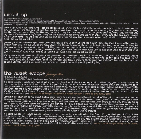 Gwen Stefani - The Sweet Escape (CD, Album, Sup) - Image 5