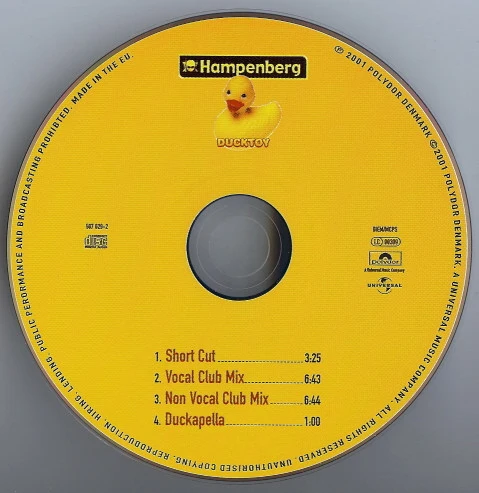 Hampenberg - Ducktoy (CD, Maxi) - Image 3