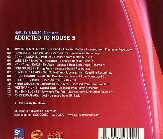 Harley & Muscle - Addicted To House 5 (CD, Comp, Mixed) - Image 2