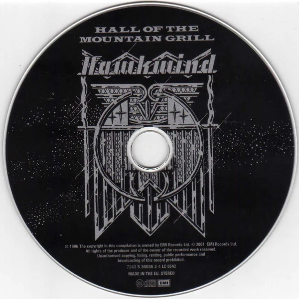 Hawkwind - Hall Of The Mountain Grill (CD, Album, RE, RM) - Image 3