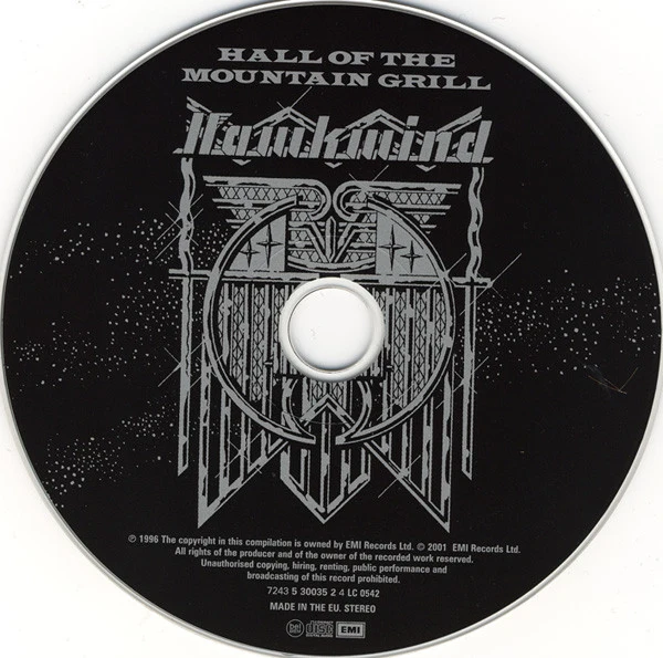 Hawkwind - Hall Of The Mountain Grill (CD, Album, RE, RM, RP) - Image 3