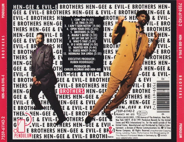 Hen-Gee & Evil-E - Brothers (CD, Album) - Image 2