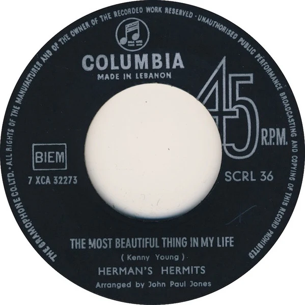 Herman's Hermits - Something's Happening  (7", Single) - Image 2