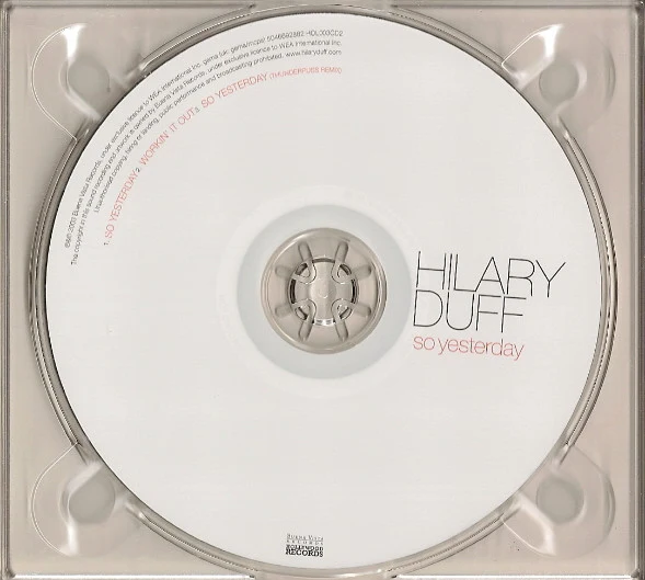 Hilary Duff - So Yesterday (CD, Single, CD2) - Image 4