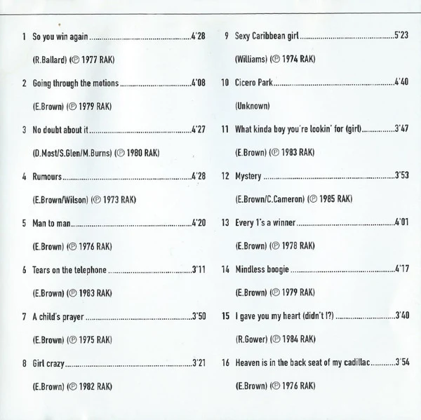 Hot Chocolate - Girl Crazy (CD, Comp, RE) - Image 5