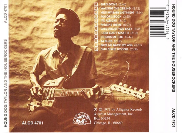 Hound Dog Taylor And The HouseRockers* - Hound Dog Taylor And The HouseRockers (CD, Album, RE) - Image 2