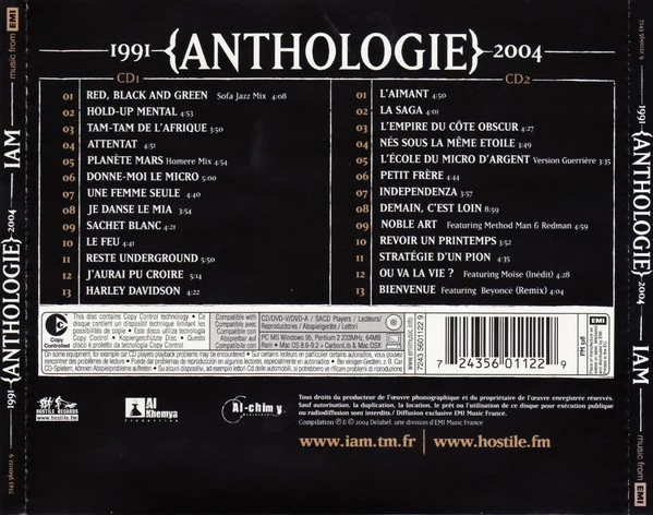 IAM - Anthologie 1991-2004 (2xCD, Comp, Copy Prot., Enh) - Image 2