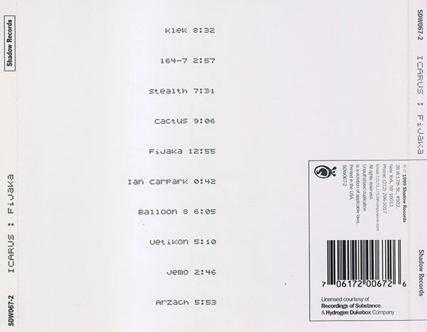 Icarus (2) - Fijaka (CD, Album) - Image 2