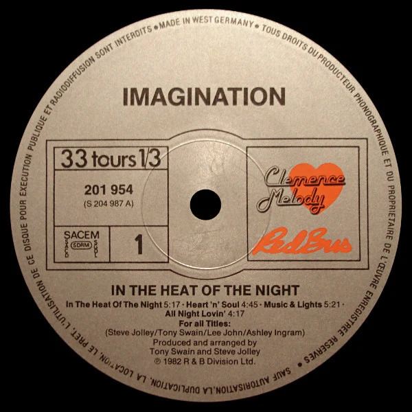 Imagination - In The Heat Of The Night (LP, Album, Gat) - Image 4