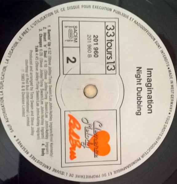Imagination - Night Dubbing (LP, Album) - Image 4
