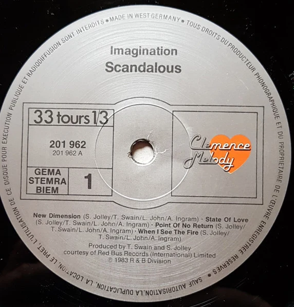 Imagination - Scandalous (LP) - Image 5