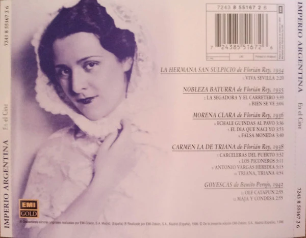 Imperio Argentina - En El Cine (CD, Comp) - Image 3