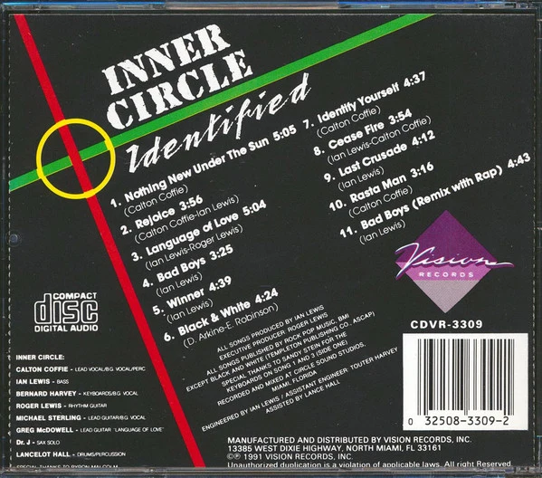 Inner Circle - Identified (CD, Album) - Image 2