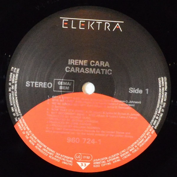 Irene Cara - Carasmatic (LP, Album) - Image 5