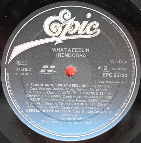 Irene Cara - What A Feelin' (LP, Album) - Image 4