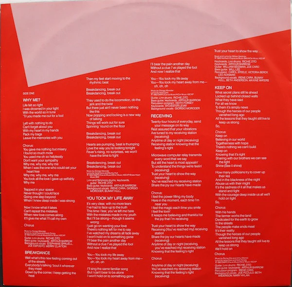Irene Cara - What A Feelin' (LP, Album) - Image 5