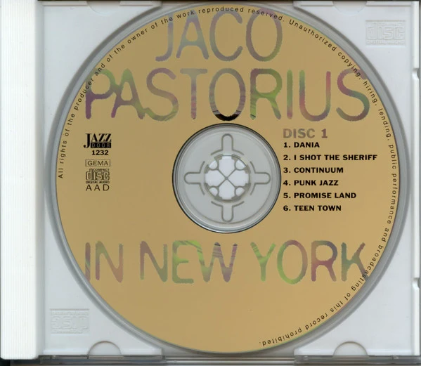 Jaco Pastorius - Jaco Pastorius In New York  (2xCD, Album) - Image 3