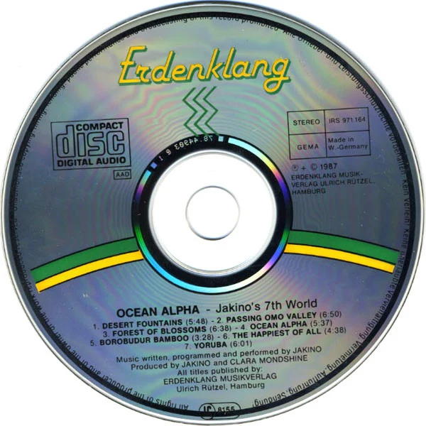 Jakino's 7th World - Ocean Alpha (CD, Album) - Image 3