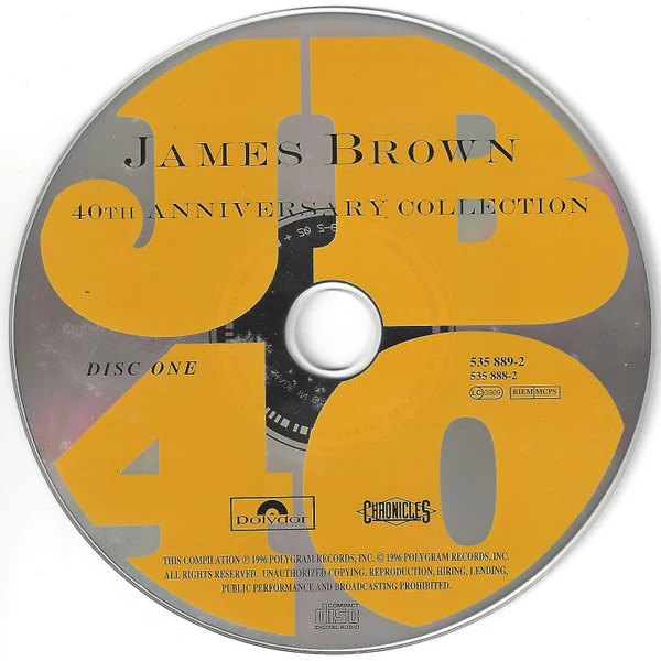 James Brown - 40th Anniversary Collection (2xCD, Comp) - Image 3