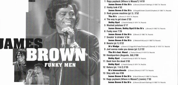 James Brown Featuring Bobby Byrd, The Jb's* - Funky Men (CD, Comp) - Image 3