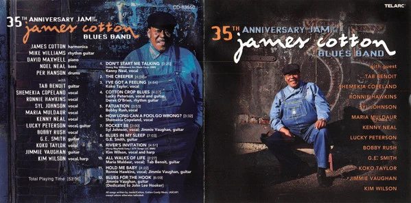 James Cotton Blues Band* - 35th Anniversary Jam Of The James Cotton Blues Band (CD, Album) - Image 5