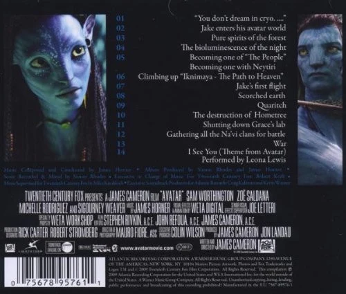 James Horner - Avatar (Music From The Motion Picture) (CD, Album) - Image 2