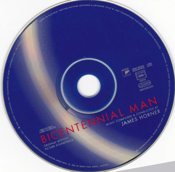 James Horner - Bicentennial Man - Original Motion Picture Soundtrack (CD, Album) - Image 2
