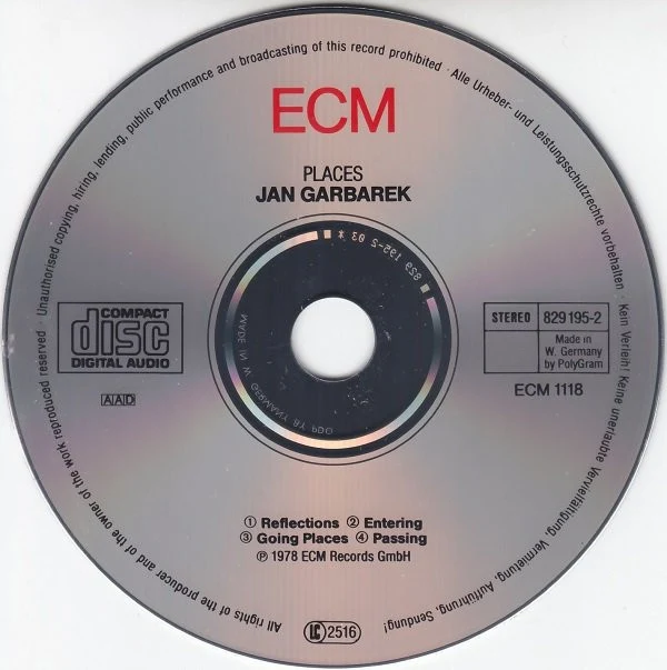Jan Garbarek - Places (CD, Album, RE) - Image 3