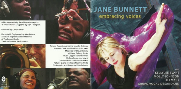 Jane Bunnett - Embracing Voices (CD, Album) - Image 4