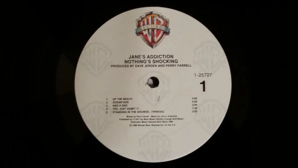 Jane's Addiction - Nothing's Shocking (LP, Album) - Image 3