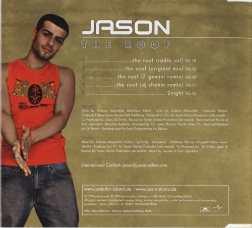 Jason (5) - The Roof (CD, Maxi) - Image 2