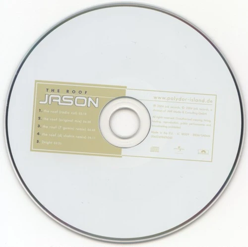 Jason (5) - The Roof (CD, Maxi) - Image 4