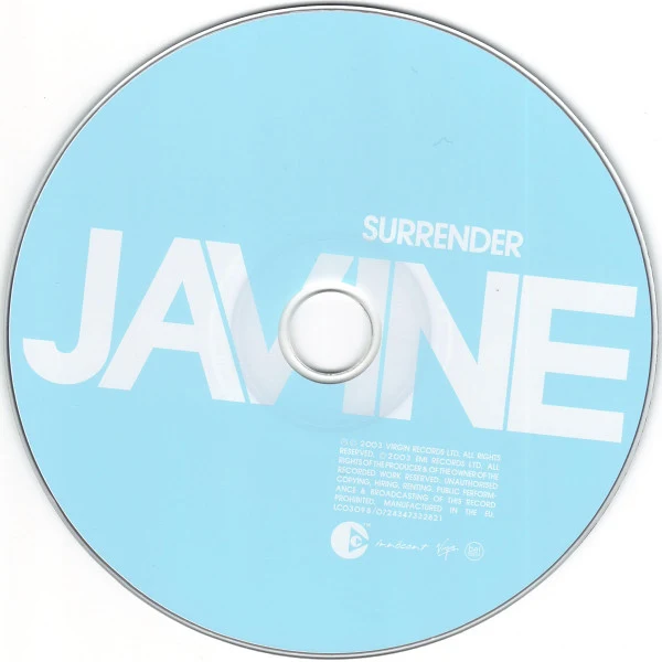 Javine - Surrender (CD, Album, Copy Prot.) - Image 4