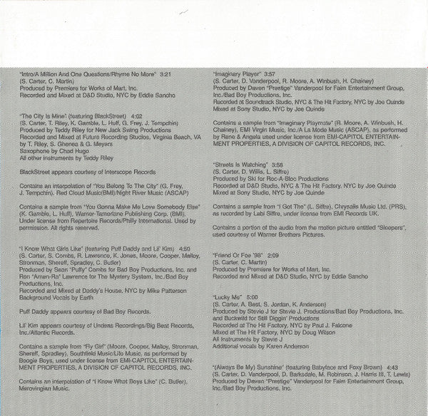 Jay-Z - In My Lifetime, Vol. 1 (CD, Album) - Image 4