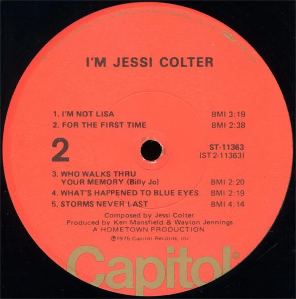 Jessi Colter - I'm Jessi Colter (LP, Album, Los) - Image 4