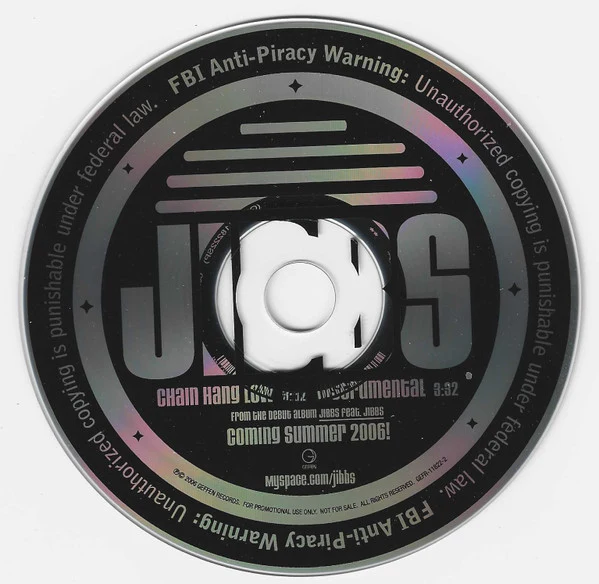 Jibbs - Chain Hang Low (CD, Single, Promo) - Image 2