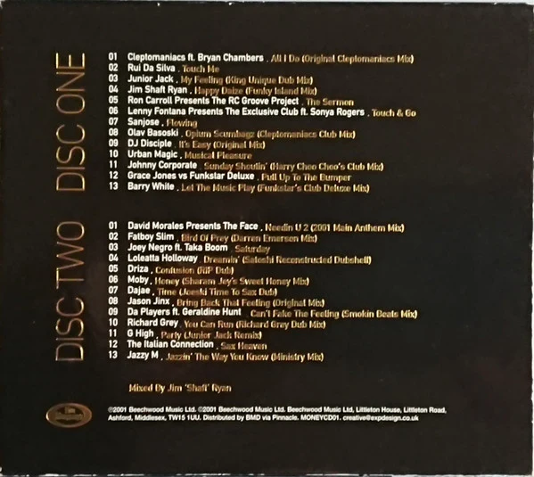 Jim 'Shaft' Ryan* - Miss Moneypenny's Glamorous Grooves - The Finest Sessions In Funky House (2xCD, Comp, Mixed) - Image 2