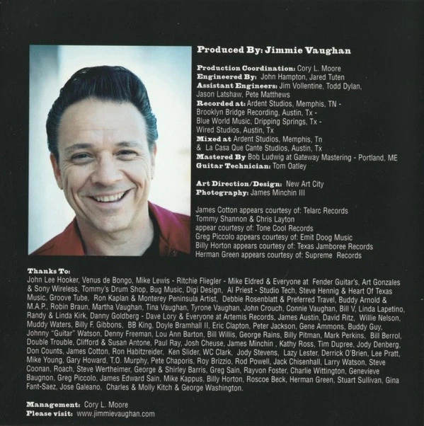 Jimmie Vaughan - Do You Get The Blues (CD, Album) - Image 2