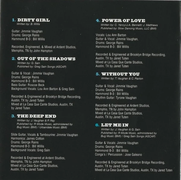 Jimmie Vaughan - Do You Get The Blues (CD, Album) - Image 3