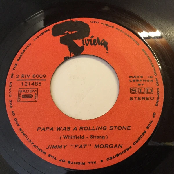 Jimmy "Fat" Morgan - Why Can't We Live Together (7", Single) - Image 2