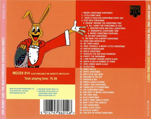 Jive Bunny And The Mastermixers - Christmas Party - 40 Non-Stop Christmas Favourites (CD) - Image 2