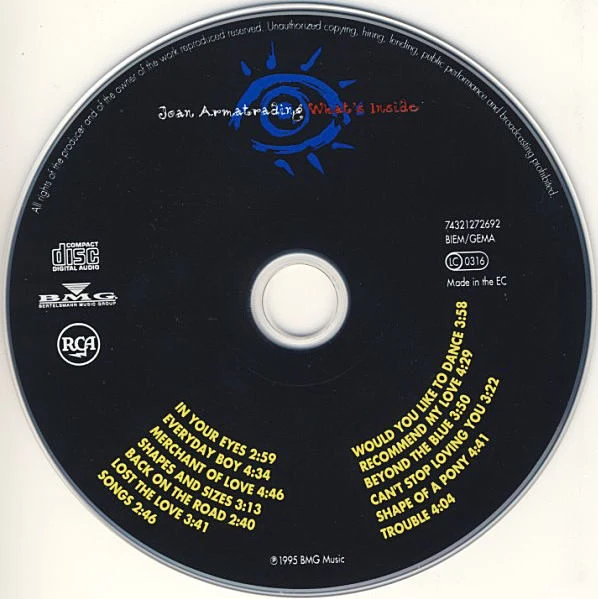 Joan Armatrading - What's Inside (CD, Album) - Image 3
