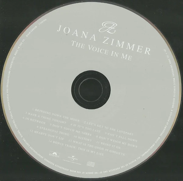 Joana Zimmer - The Voice In Me (CD, Album) - Image 4
