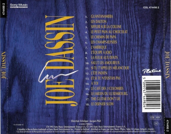 Joe Dassin - Joe Dassin (CD, Comp) - Image 2